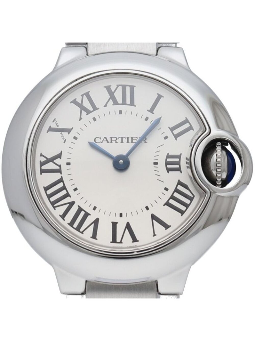 Cartier Ballon Bleu SM Watch 28 SS Silver